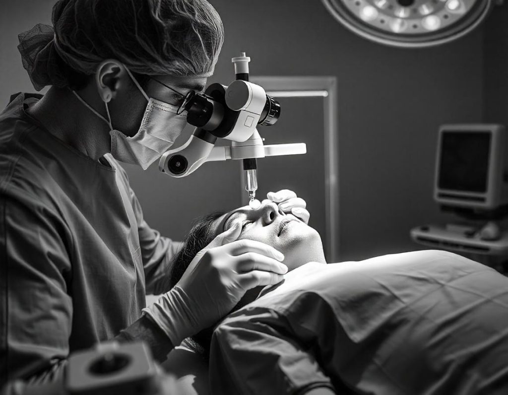 Lens implantation